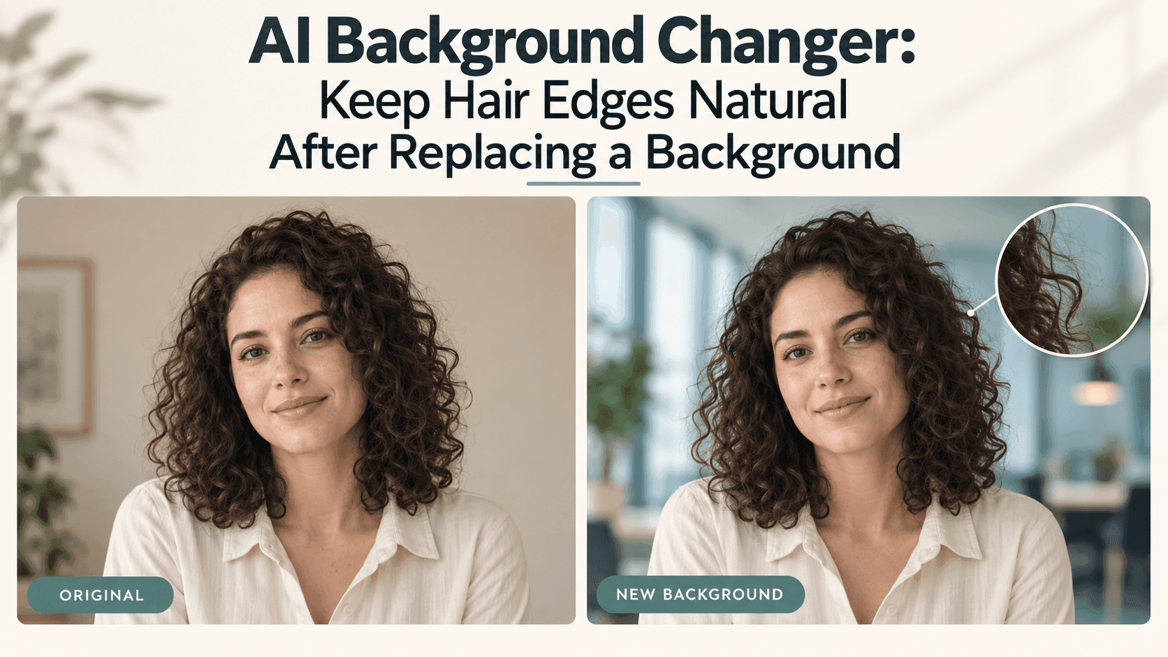 AI Background Changer: Keep Hair Edges Looking Natural