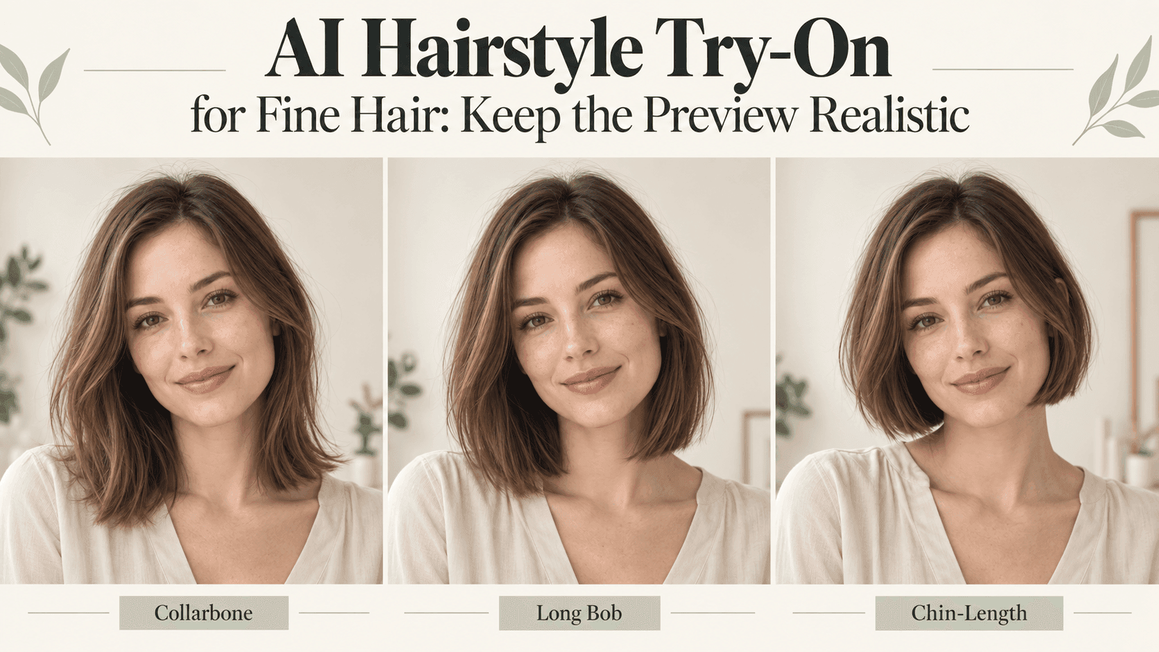 AI Hairstyle Try-On for Fine Hair: Keep the Preview Realistic