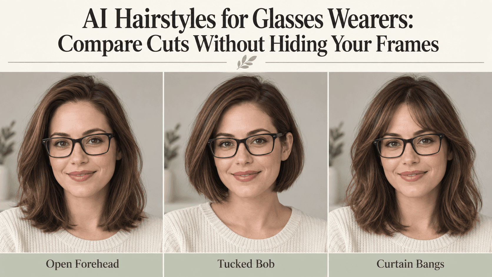 AI Hairstyles for Glasses Wearers: Compare Cuts and Frames