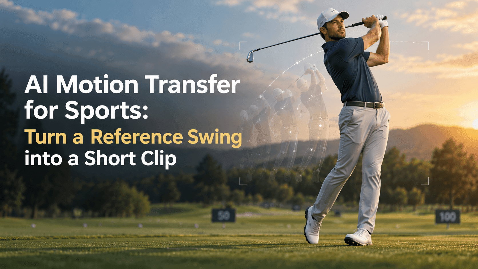 AI Motion Transfer for Sports: Turn a Reference Swing into a Short Clip