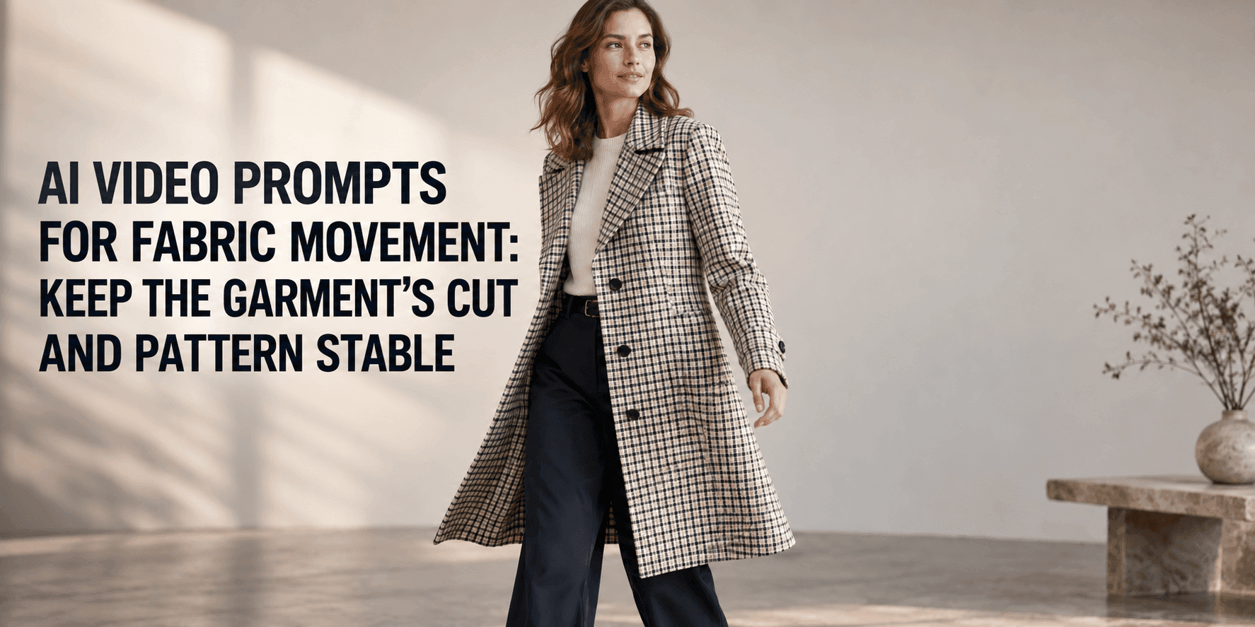 AI Video Prompts for Fabric Movement: Keep the Garment’s Cut and Pattern Stable