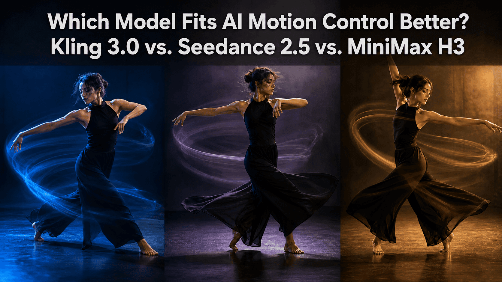 Kling 3.0 vs. Seedance 2.5 vs. MiniMax H3 for Motion Control