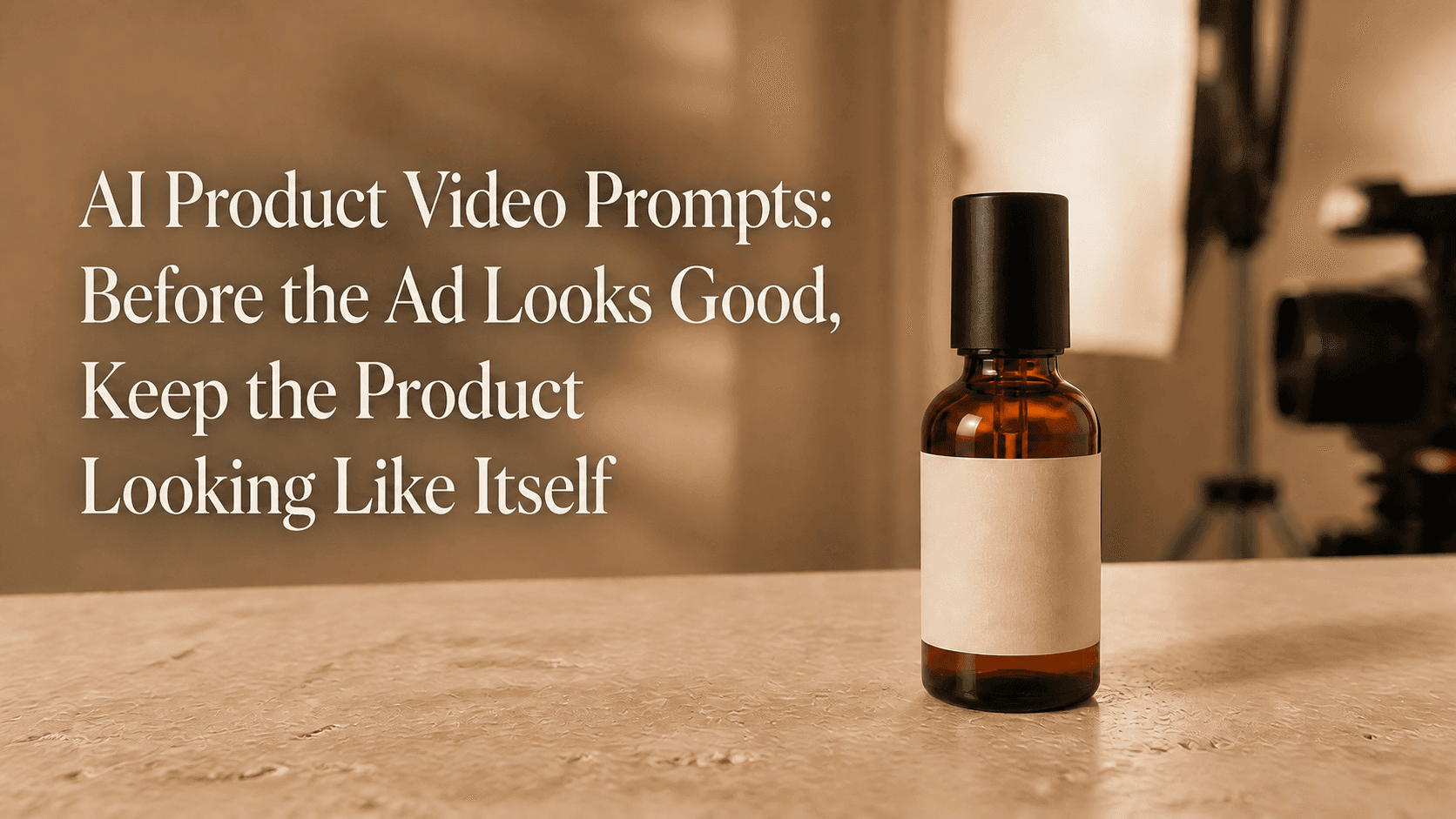 AI Product Video Prompt Writing Guide