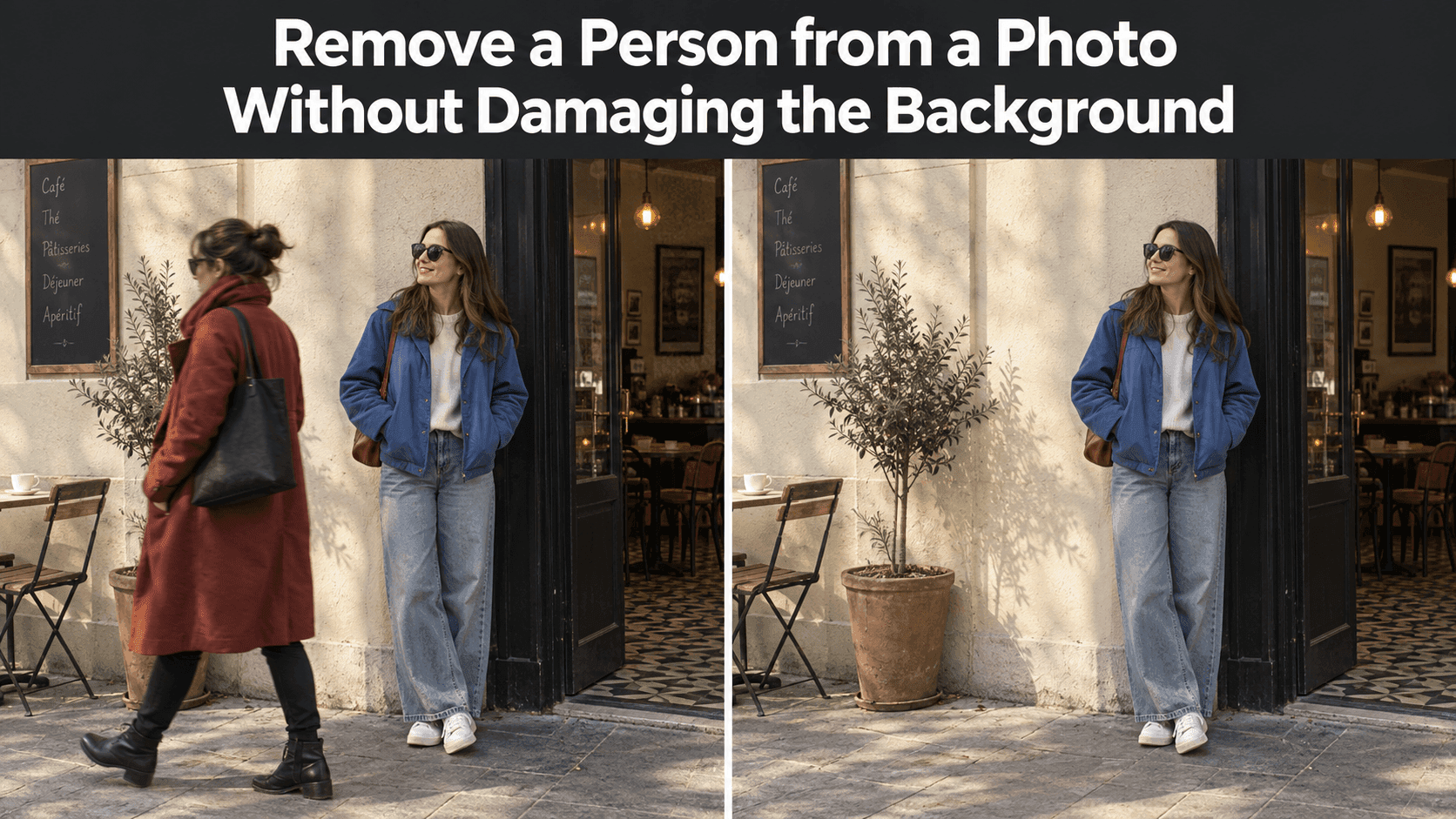 Remove a Person from a Photo Without Damaging the Background