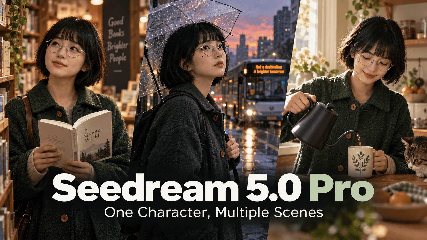 Seedream 5.0 Pro: Keep One Character Consistent Across Multiple Scenes