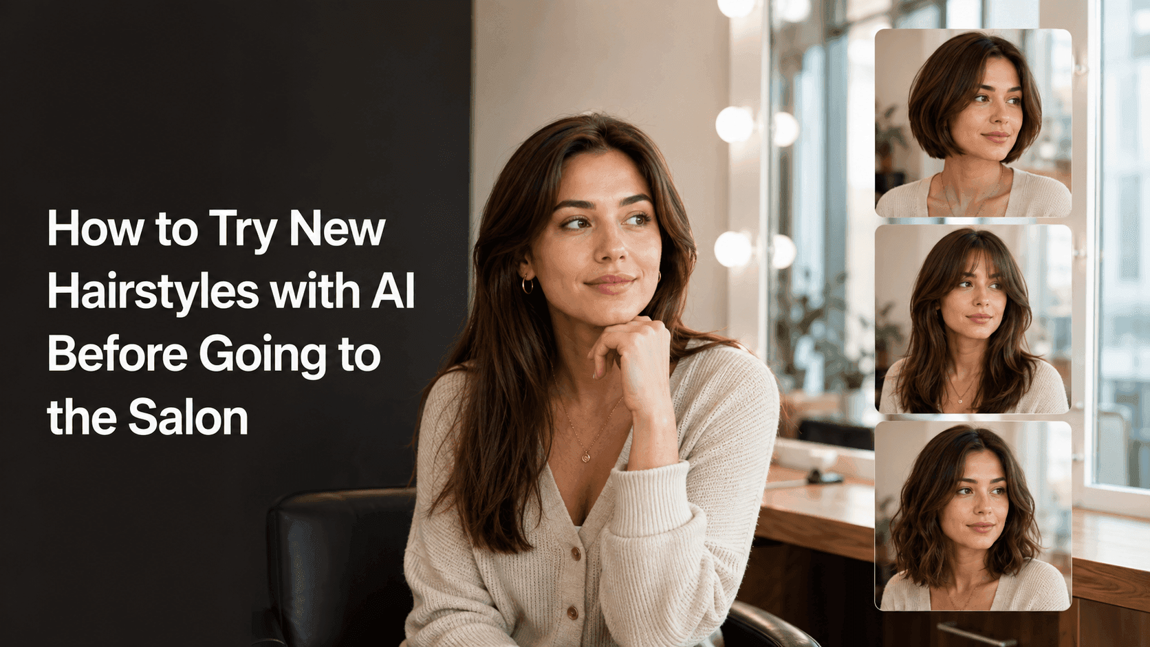 Try a New Hairstyle with AI Before the Salon