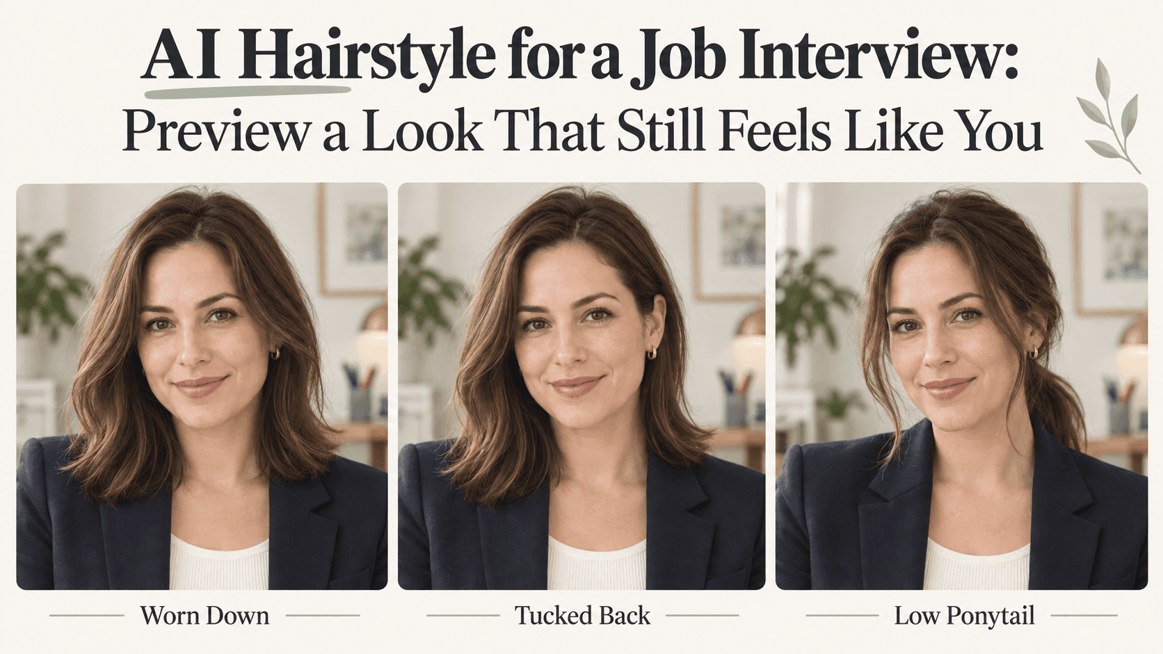 AI Hairstyle for a Job Interview: Preview a Look That Still Feels Like You