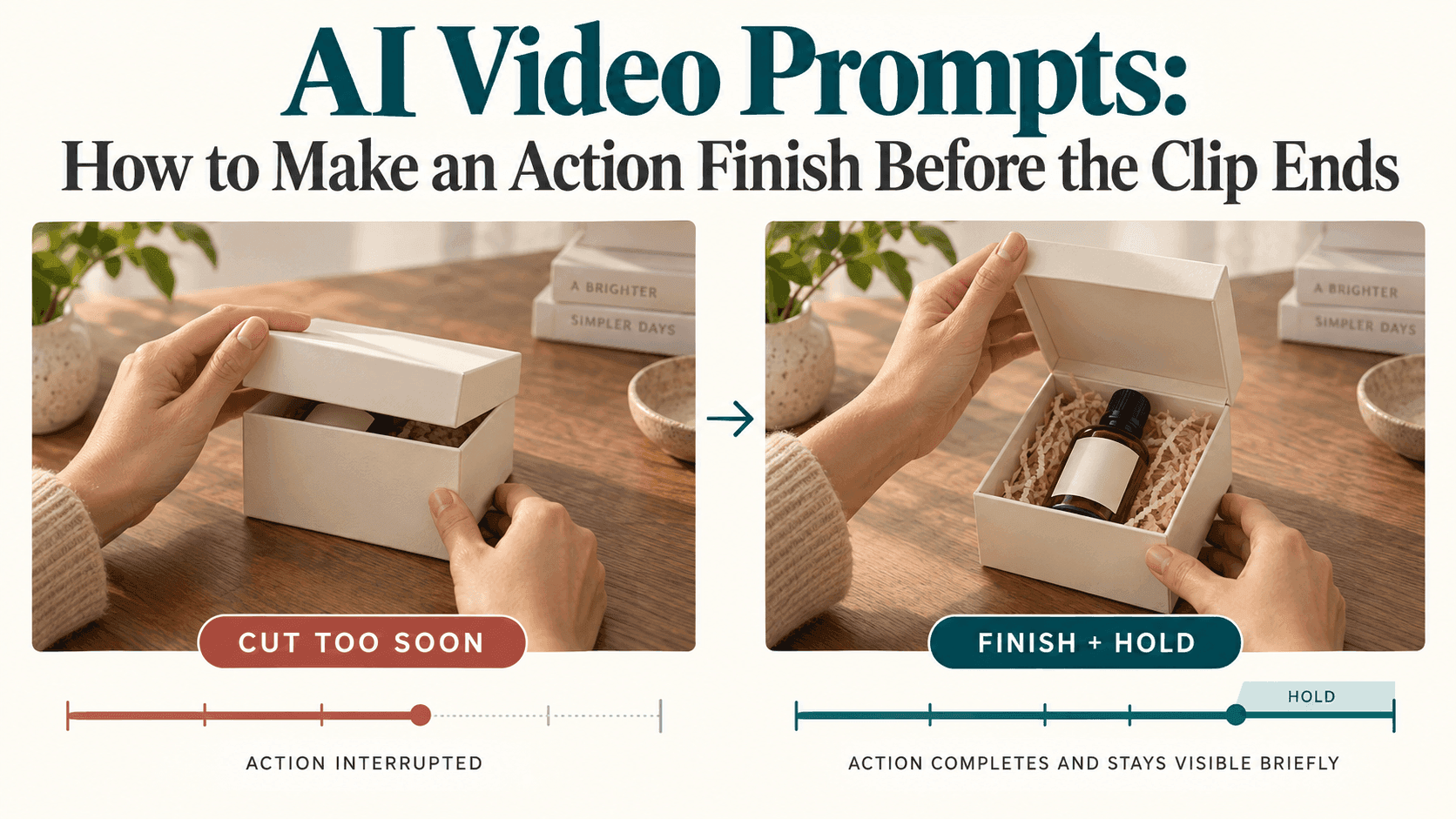 AI Video Prompts: Finish the Action Before the Clip Ends