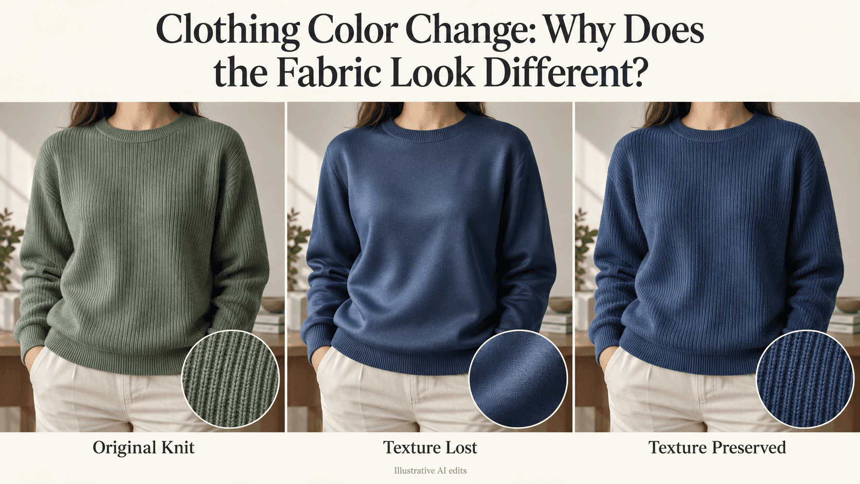 Clothing Color Change: Why Does the Fabric Look Different?