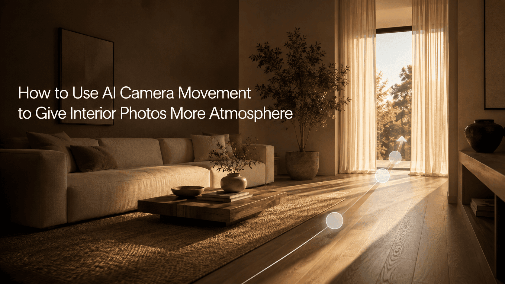 AI Camera Movement for Home Interior Photos