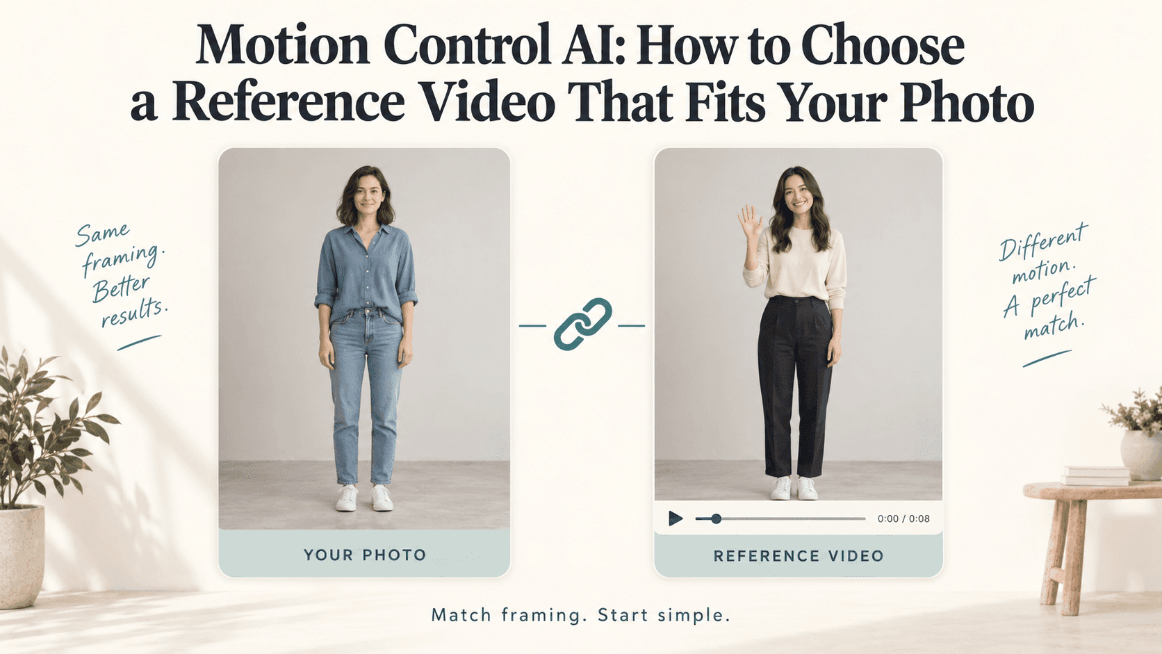 Motion Control AI: Choose a Reference That Fits Your Photo