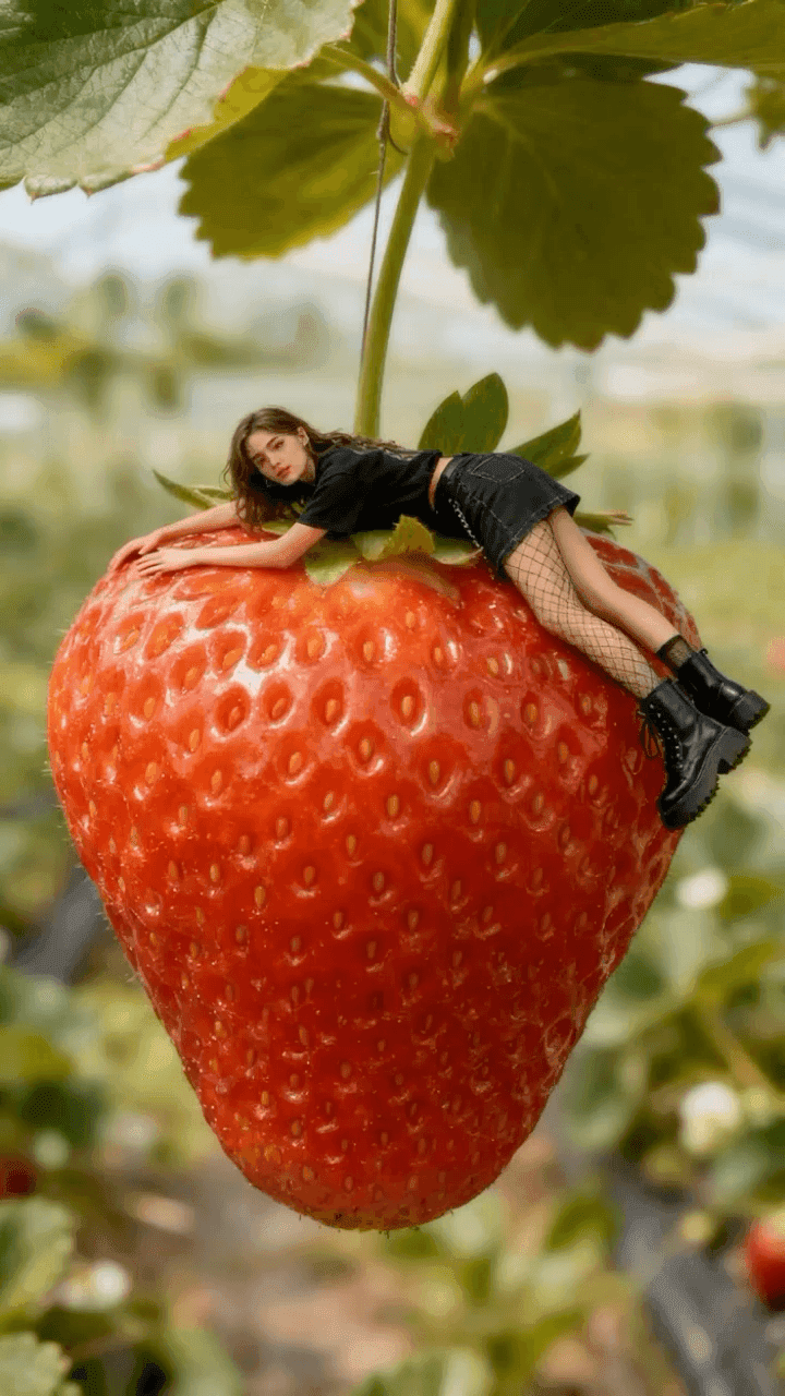 Mini strawberry people